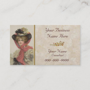 Carte de visite de conservation Vintage unique