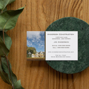 Carte de visite de construction