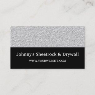 Carte de visite de construction de Sheetrock & Dry
