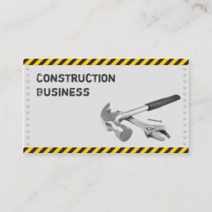 Carte de visite de construction des outils de band