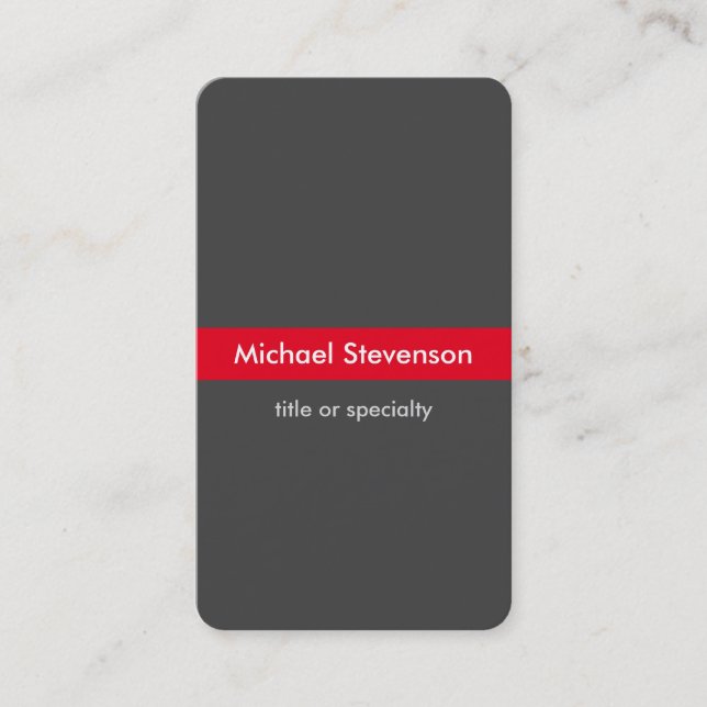 Carte de visite de consultant à arrondi vertical g (Devant)