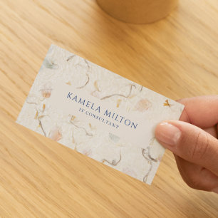Carte de visite de consultant informatique Profe