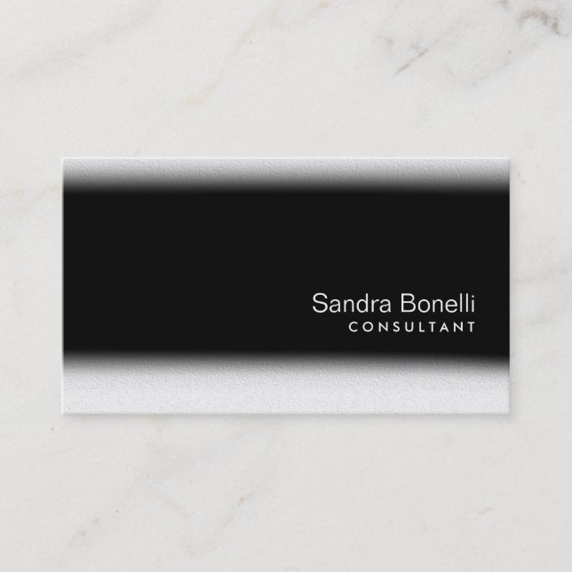 Carte de visite de consultant professionnel modern (Devant)