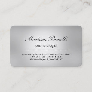 Carte de visite de cosmétologie professionnelle gr