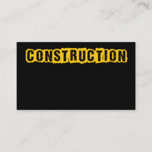 Carte de visite de Costruction