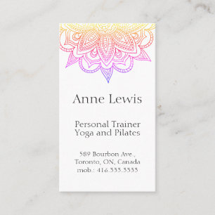 Carte de visite de couleur vive, personnalisable f