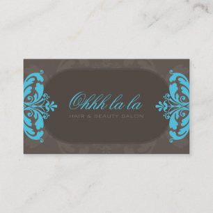 CARTE DE VISITE DE COUTURE : : flourish 5L de