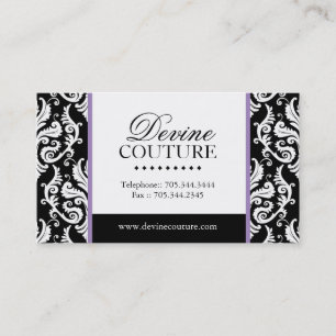 Carte de visite de couturier