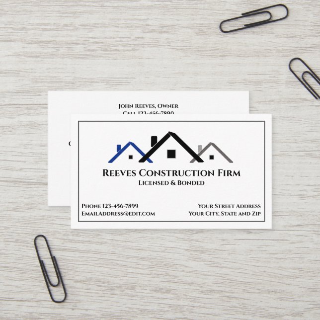 Carte de visite de couverture du contrôleur de con (Devant/Arrière en situation)