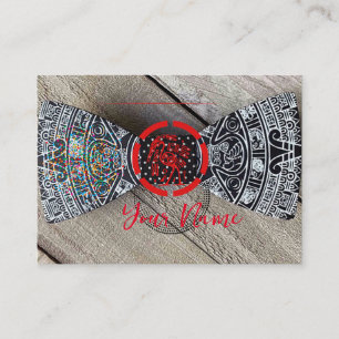 Carte de visite de Cravate Bow