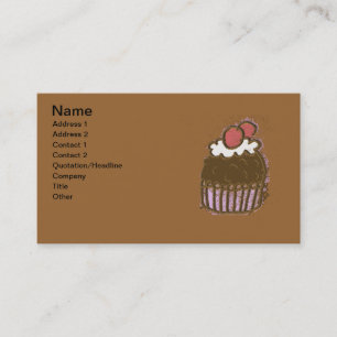 Carte de visite de Cupcake