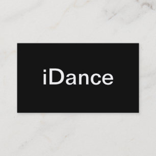 Carte de visite de danse