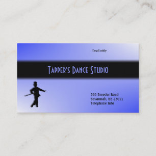 Carte de visite de danse Tap