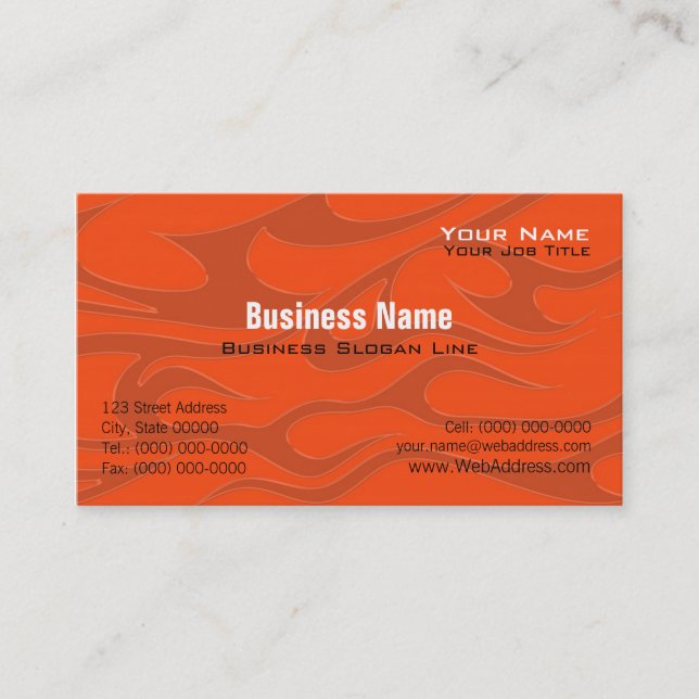 Carte de visite de Davidson de moto (Devant)