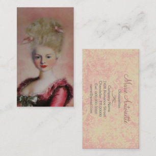 Carte de visite de ~ de la Reine Marie Antoinette