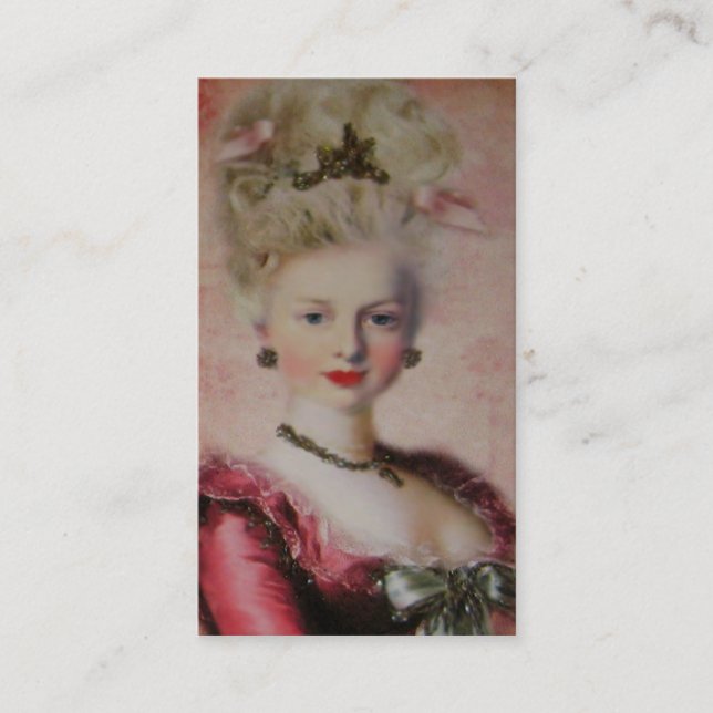 Carte de visite de ~ de la Reine Marie Antoinette (Devant)