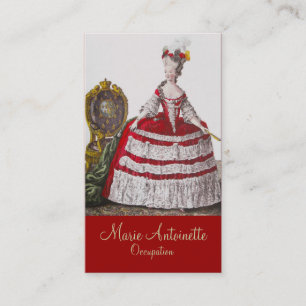 Carte de visite de ~ de la Reine Marie Antoinette