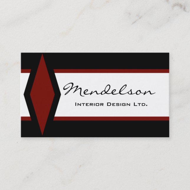 Carte de visite de Deco Decor Rouge Design Company (Devant)