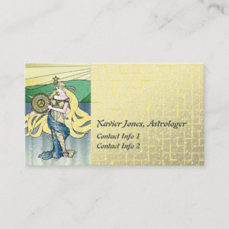carte de visite de déesse d'astrologie personnalis