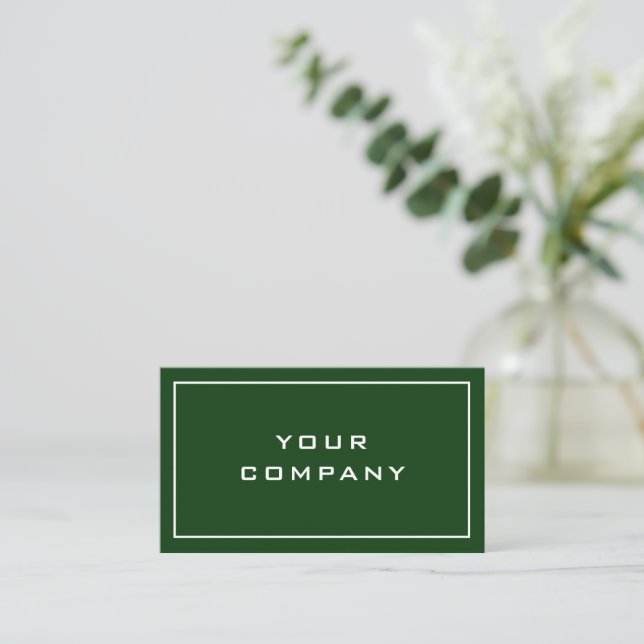 Carte de visite de design professionnel - Couleur  (Debout devant)