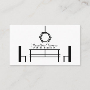Carte de visite de designer d'intérieur