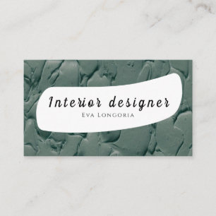 Carte de visite de designer d'intérieur