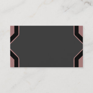 Carte de visite de designer masculin.