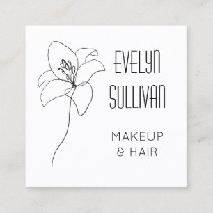 Carte de visite de dessin jonquille