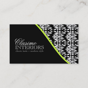 Carte de visite de dessinateur d'intérieurs