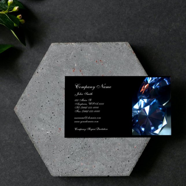 Carte de visite de diamants (Diamonds Business Card)