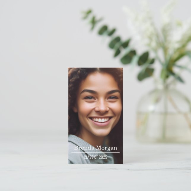 Carte de visite de diplôme (Debout devant)