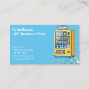 Carte de visite de distributeur automatique