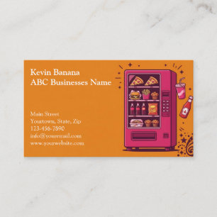 Carte de visite de distributeur automatique