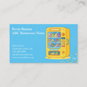 Carte de visite de distributeur automatique