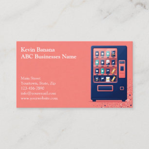 Carte de visite de distributeur automatique