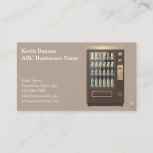 Carte de visite de distributeur automatique