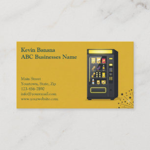 Carte de visite de distributeur automatique