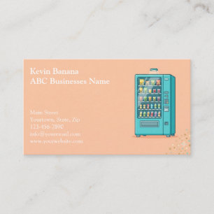 Carte de visite de distributeur automatique