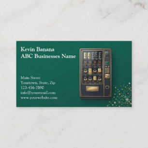 Carte de visite de distributeur automatique