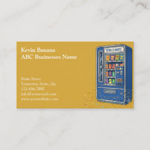 Carte de visite de distributeur automatique