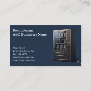 Carte de visite de distributeur automatique