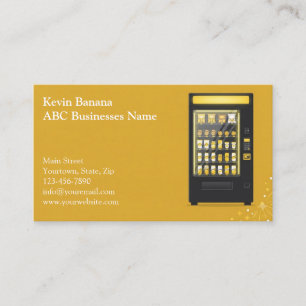 Carte de visite de distributeur automatique