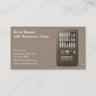 Carte de visite de distributeur automatique