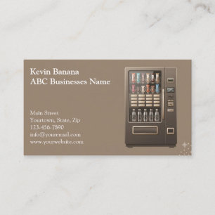 Carte de visite de distributeur automatique
