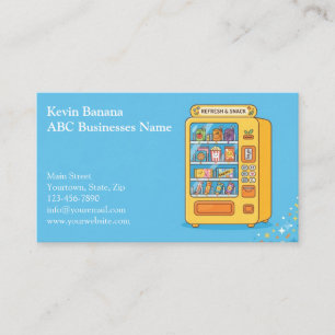 Carte de visite de distributeur automatique