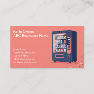 Carte de visite de distributeur automatique