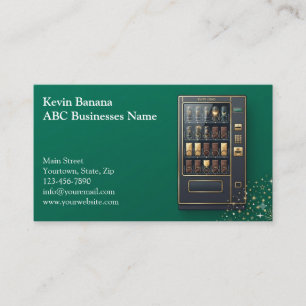 Carte de visite de distributeur automatique