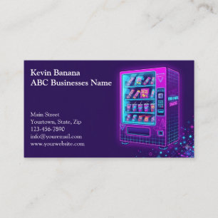 Carte de visite de distributeur automatique