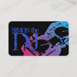 Carte de visite de divertissement du club de musiq