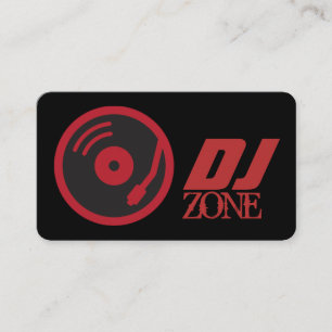 Carte de visite de divertissement du DJ Music Club